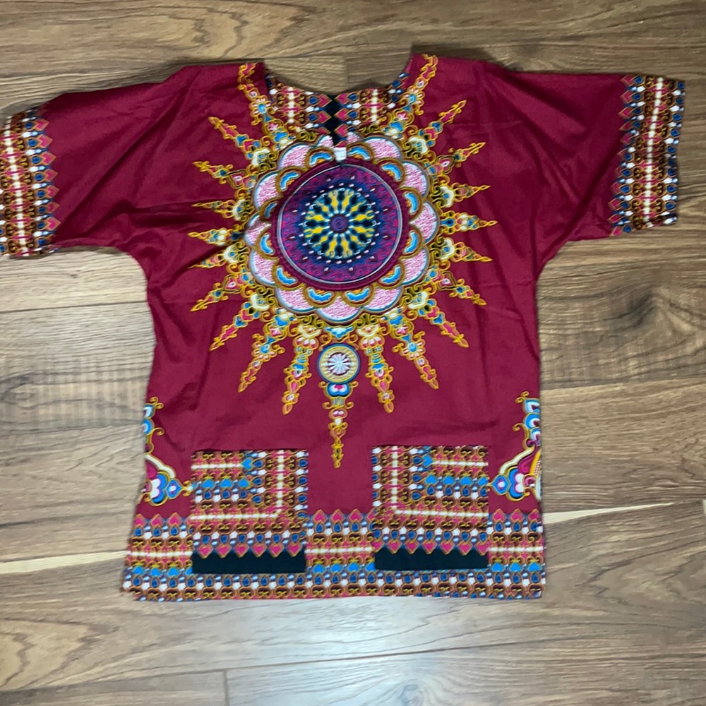 African print shirt